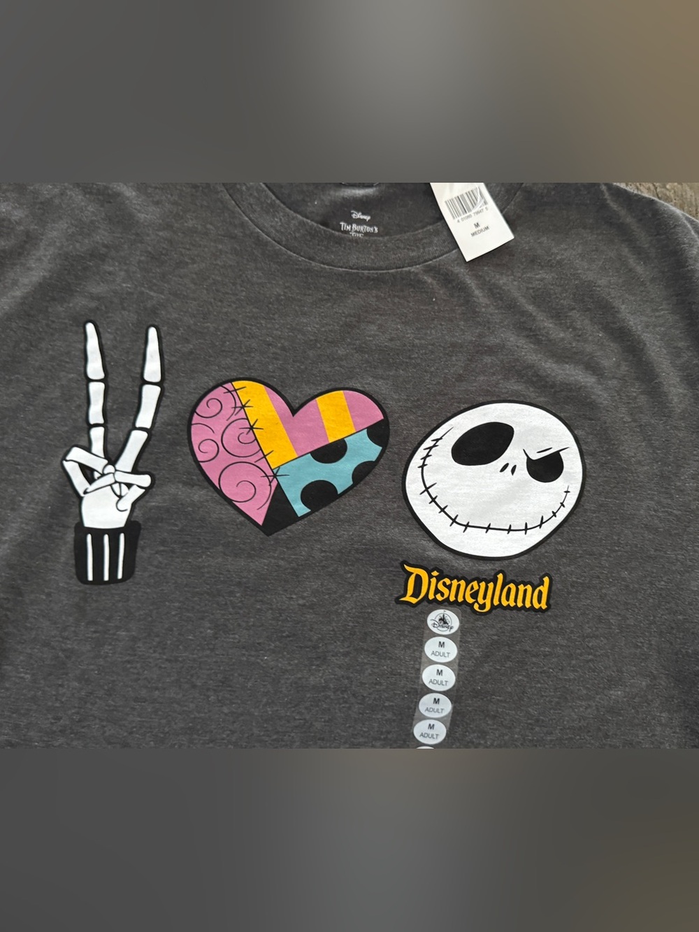 NWT Disneyland Jack Skelington Tee MED